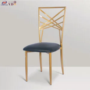 Banquet Iron Chameleon Chair with Soft Seat Bag (6）
