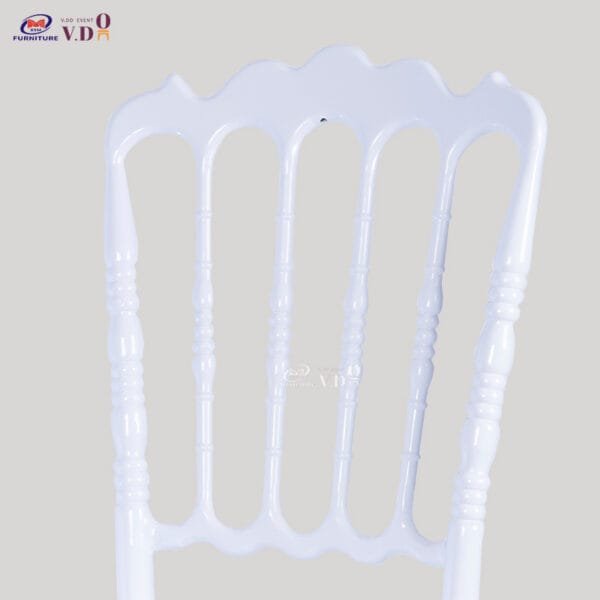 Metal White Flame Chair