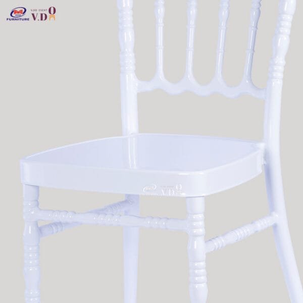 Metal White Flame Chair