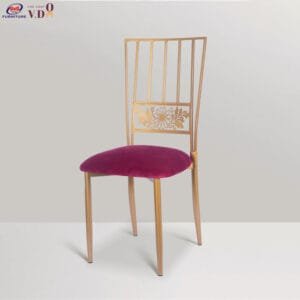 Metallic patterned chiavari chair