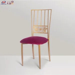 Metallic patterned chiavari chair