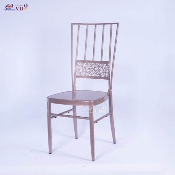 Metallic patterned chiavari chair