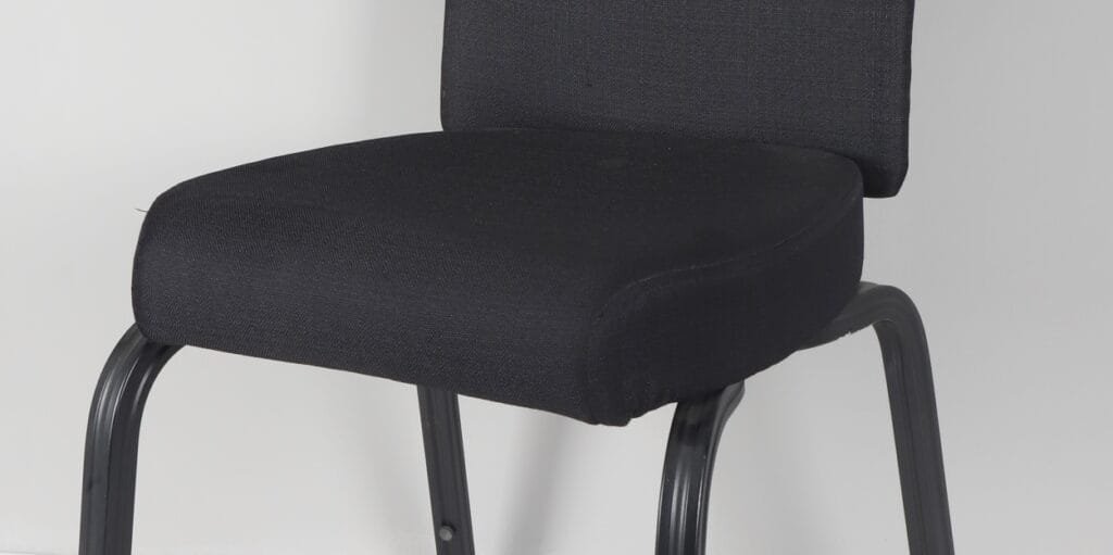 Black Rocking Back Banquet Chair