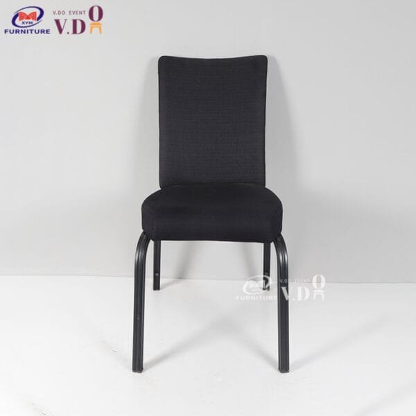 Black Rocking Back Banquet Chair