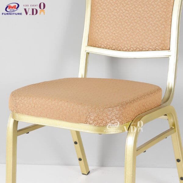 Golden Square Back Banquet Chair (1)