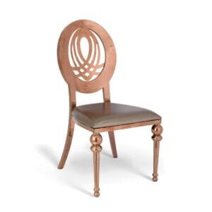 Stainless Steel Phoenix Round Back Chair