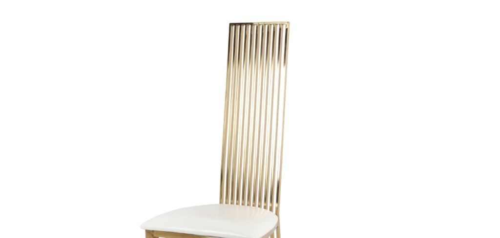 Stainless steel harp chair