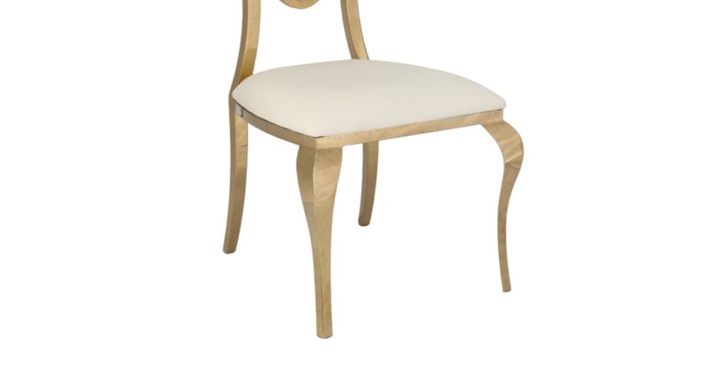 Stainless steel love chair (2)