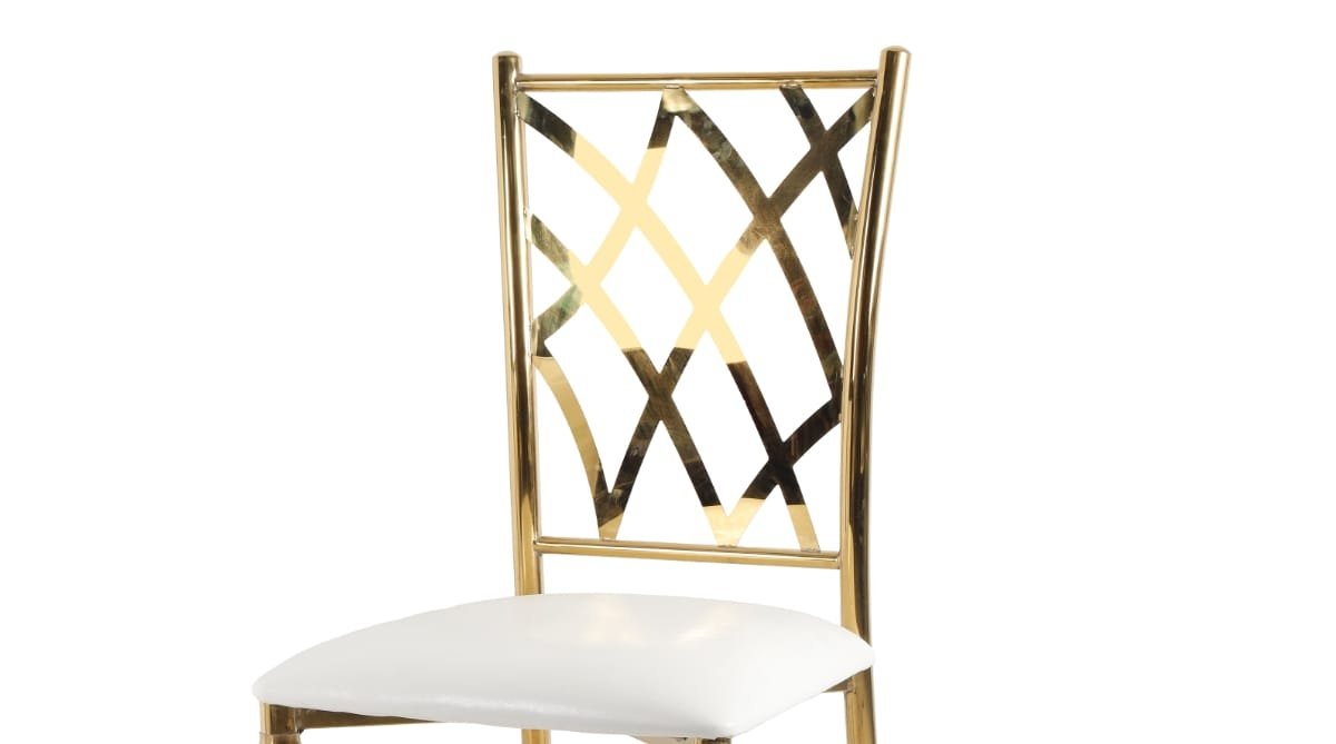 stainless steel mesh back chair (2)