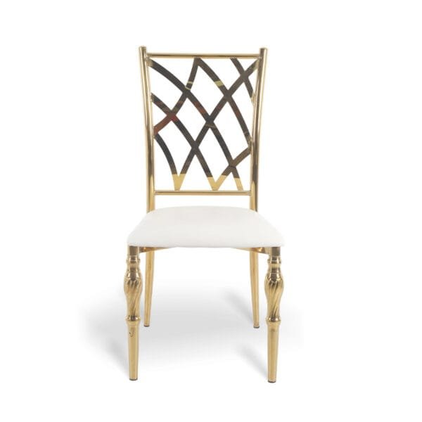 stainless steel mesh back chair (2)